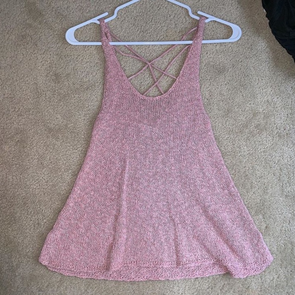 Pink American Eagle Sweater Tank